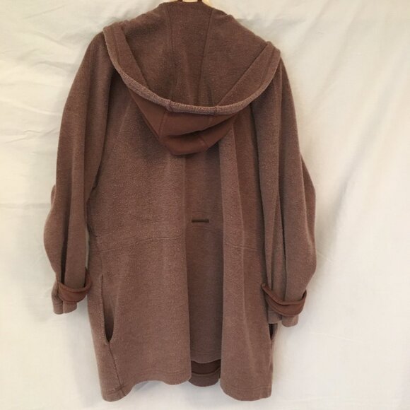 We the free Sadie Surplus jacket, sweatshirt-dress, tunic in brown, size medium - Picture 5 of 16